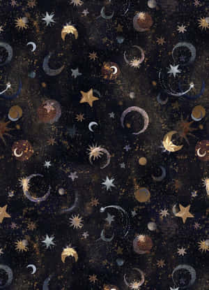 Celestial Pattern Texture Wallpaper