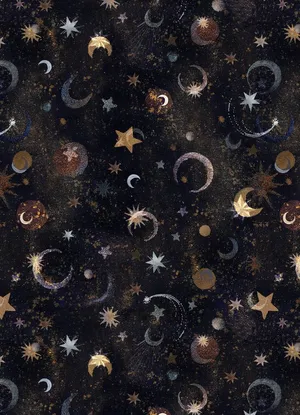 Celestial Pattern Texture Wallpaper