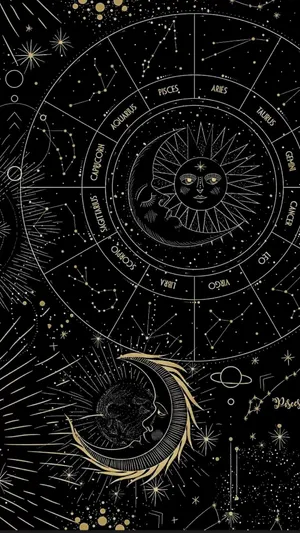 Celestial Zodiac Art Wallpaper