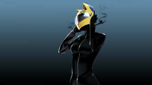 Celty Sturluson Glows With Power On Her Motorbike Wallpaper