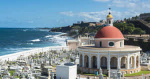Cemetery Next To Castillo San Felipe Del Morro Wallpaper