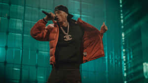 Central Cee Live Performance Wallpaper