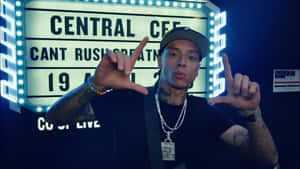 Central Cee Live Performance Wallpaper