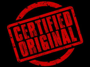 Certified Original Mark Wallpaper