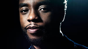 Chadwick Boseman Detailed Profile Photograph Wallpaper