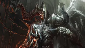Chained Diablo Monster Wallpaper