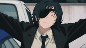 Chainsaw Man Himeno Relaxed Pose Wallpaper