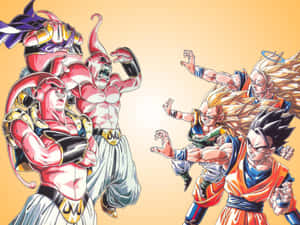 Challenge The Power Of The Buu Saga Wallpaper