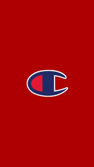 Champion Logo Red Background Wallpaper