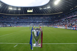 Champions League Trophy Stamford Bridge Wallpaper