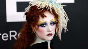 Chappell Roan Bold Makeup Look Wallpaper