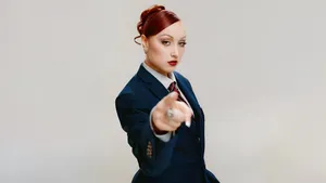 Chappell Roan Stylish Confident Pose Wallpaper