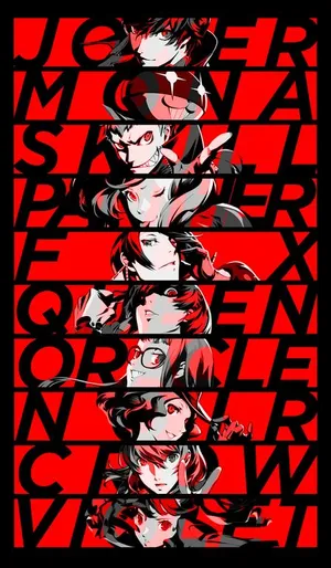 Character Personas Persona 5 Phone Wallpaper