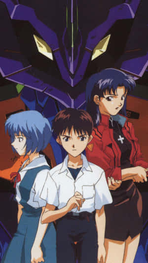 Character Themed Neon Genesis Evangelion Iphone Wallpaper