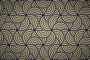 Characterful Retro Computer In Art Deco Style Wallpaper