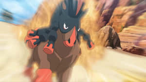 Charging Angry Mudsdale Wallpaper