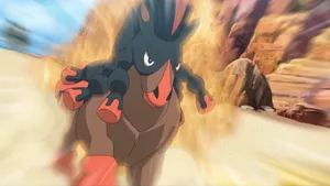 Charging Angry Mudsdale Wallpaper