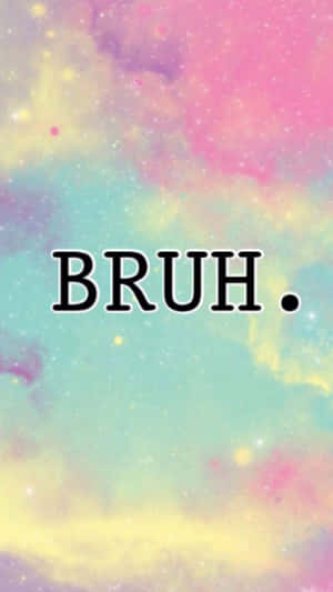 Charismatic Bruh Girl Showing Her Classic Disapproval Wallpaper