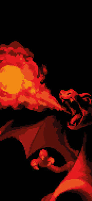 Charizard, A Fire And Flying-type Pokemon Wallpaper