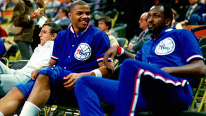 Charles Barkley Moses Malone Philadelphia 76ers Sports Wallpaper