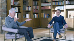 Charles G. Koch Library Interview Wallpaper