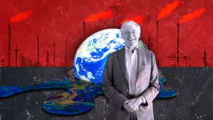 Charles G. Koch Red Oil Background Wallpaper