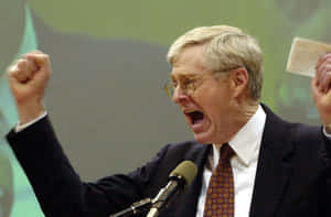 Charles G. Koch Screaming Fist Wallpaper