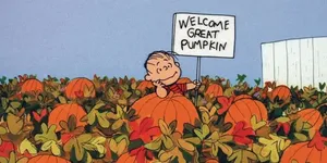 Charlie Brown Halloween Sign Wallpaper