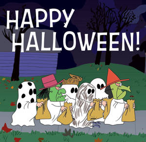 Charlie Brown Happy Halloween Wallpaper