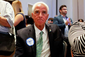 Charlie Crist Looking Up Wallpaper