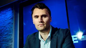 Charlie Kirk Conservative Political Commentator Wallpaper