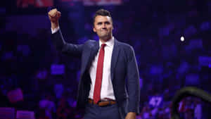 Charlie Kirk Speaking Engagement Wallpaper