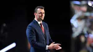 Charlie Kirk Speaking Event Wallpaper