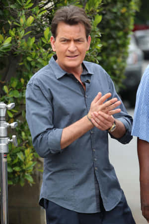 Charlie Sheen [wallpaper] Wallpaper