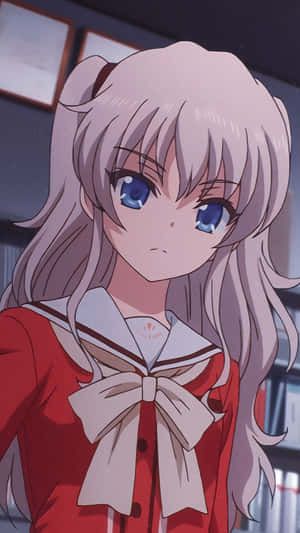 Charlotte Anime Nao Serious Face Wallpaper