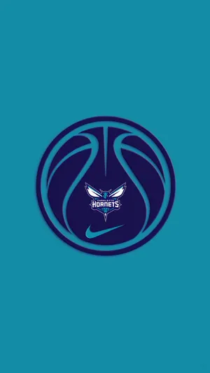 Charlotte Hornets Blue Ball Wallpaper