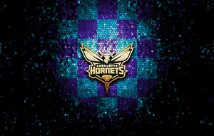 Charlotte Hornets Pixelated Graphic Wallpaper