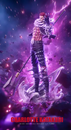 Charlotte Katakuri Power Pose Wallpaper