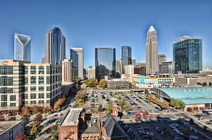 Charlotte Skyline Daytime View Wallpaper