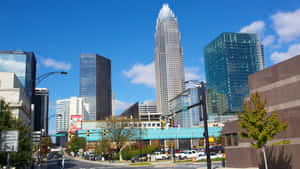 Charlotte Skyline Daytime View Wallpaper