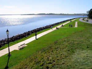 Charlottetown Waterfront Park Promenade Wallpaper