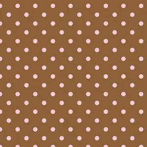 Charming Brown Polka Dots Wallpaper Wallpaper