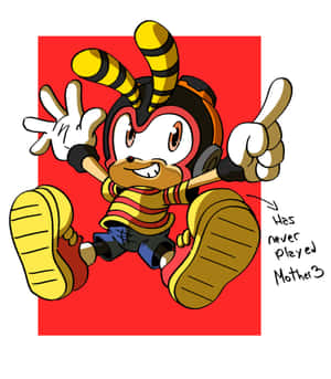 Charming Charmy Bee In Action Wallpaper