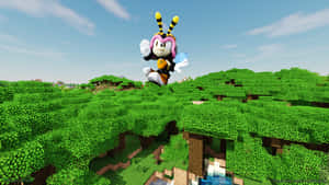 Charming Charmy Bee In Action Wallpaper