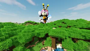 Charming Charmy Bee In Action Wallpaper