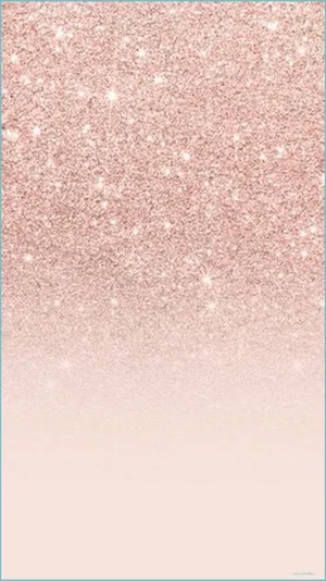 Charming Elegance Of Glitter Rose Gold Ombre Wallpaper