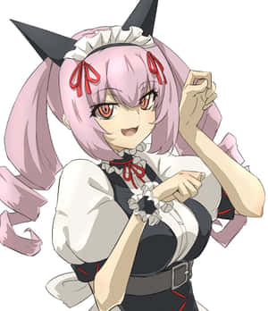 Charming Faris Nyannyan In A Beautiful Steins;gate Fan Art Illustration Wallpaper