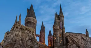 Charming Hogsmeade Village At Twilight Wallpaper