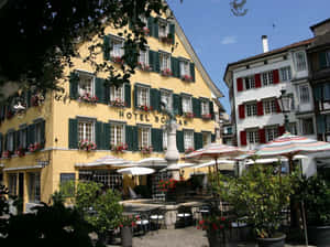 Charming Hotel Schwan Horgen Switzerland Wallpaper