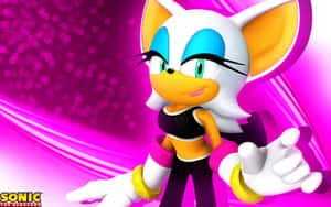 Charming Rouge The Bat From Sonic The Hedgehog Franchise Wallpaper